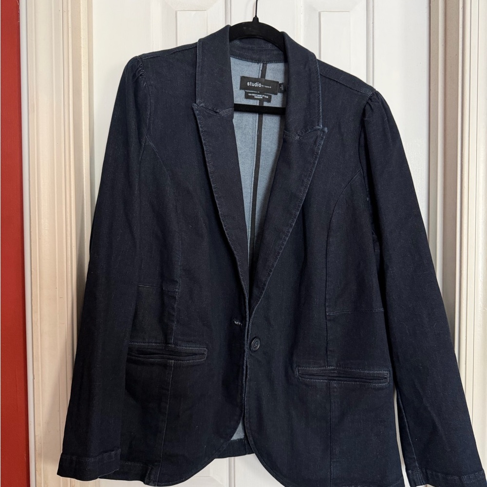 Torrid Studio Blue Denim Blazer